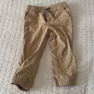 GAP Kids Tan Joggers with Elastic Waist